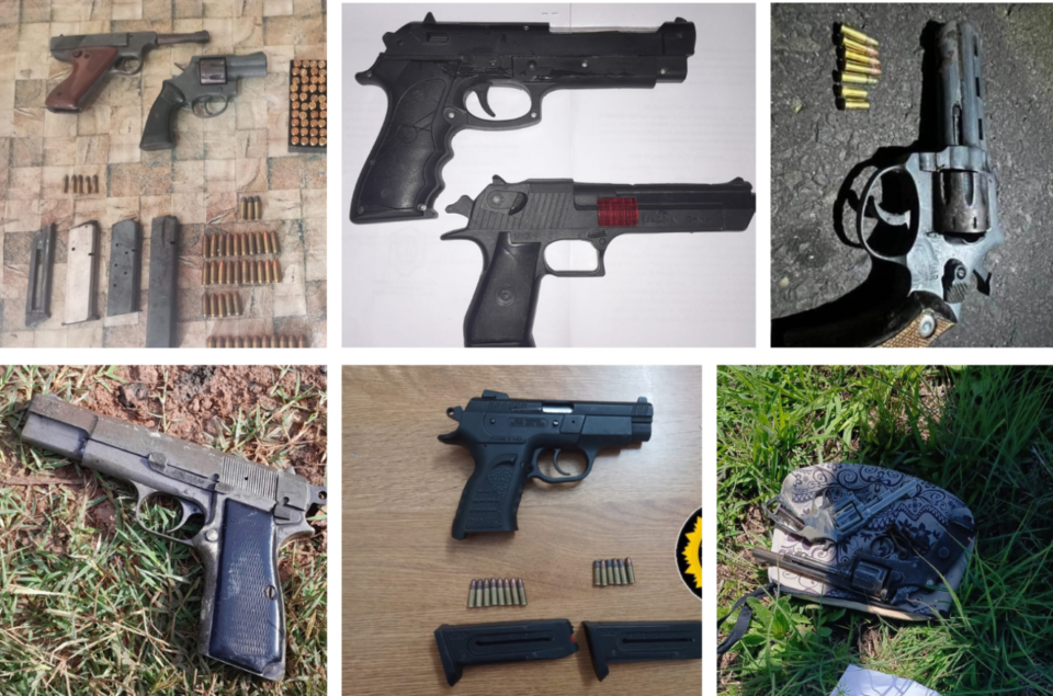 Balaceras y homicidios en Paraná: crecen las armas y su incautación en numerosos barrios