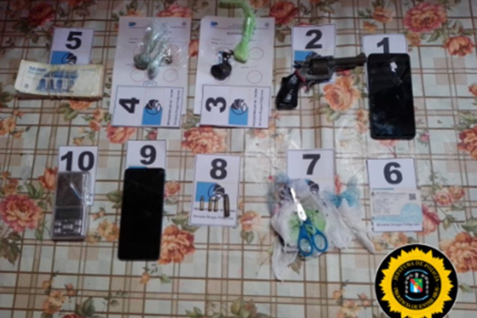 Tres allanamientos y secuetro de drogas