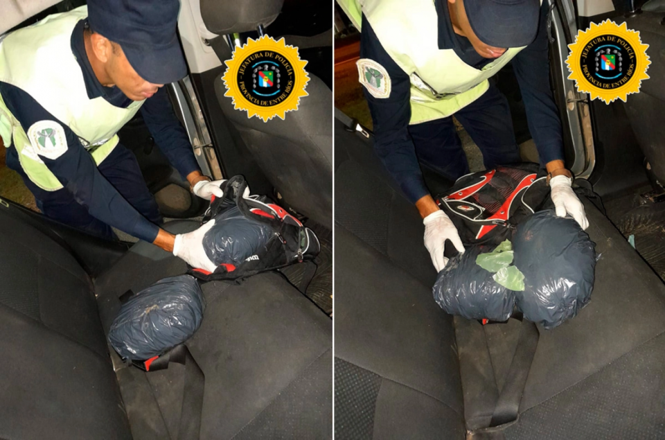 Golpe al narcotráfico en la autovía 14: Incautan más de 2 kilos de droga en operativo sorpresa