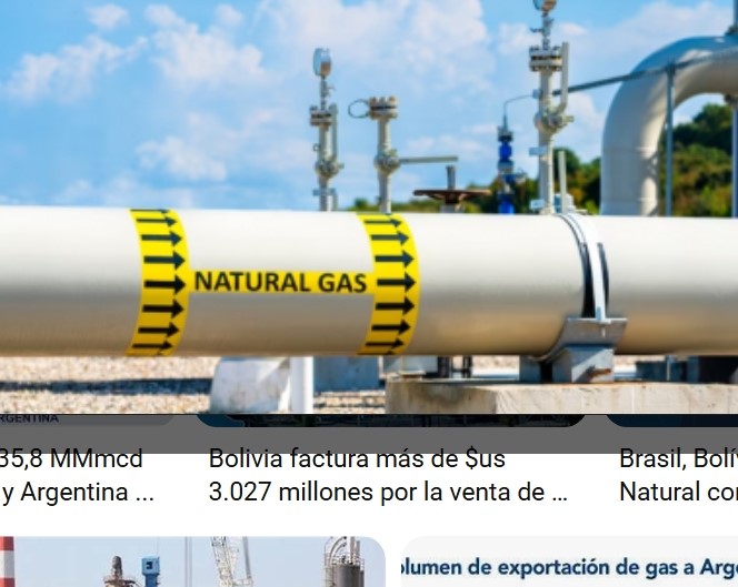 Argentina exporta gas a Brasil por primera vez en la historia, a través de Bolivia