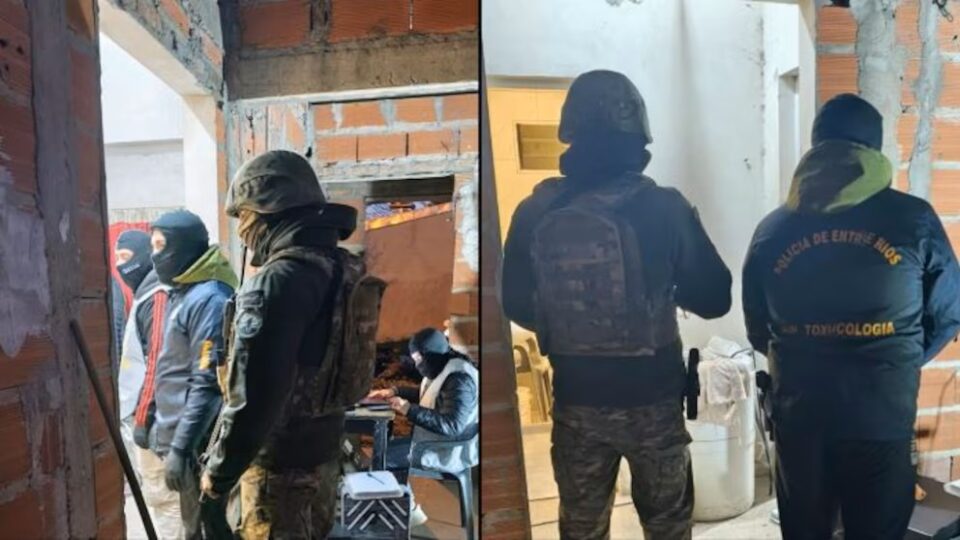Golpe al narcotráfico en Entre Ríos: Desmantelan banda tras muerte por cocaína adulterada