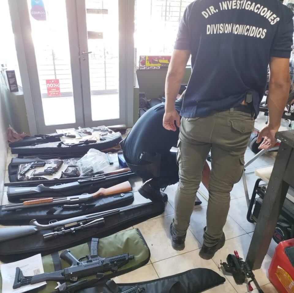 Policía de Entre Ríos incauta 554 armas en operativos de seguridad