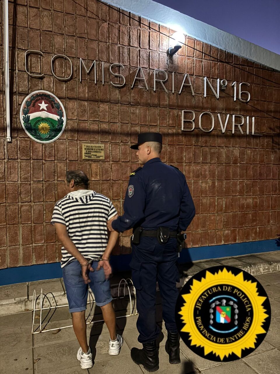 JEFATURA DEPARTAMENTAL LA PAZ COMISARIA BOVRIL  DE OFICIO POLICIAL POR DESOBEDIENCIA JUDICIAL.
