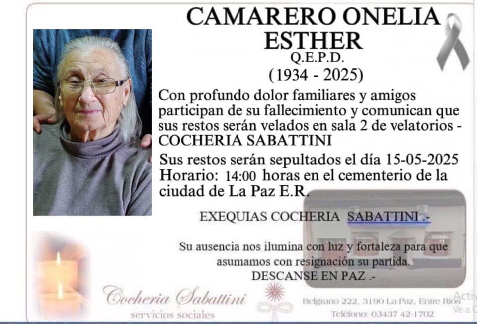 fallecio en la ciudad de la paz