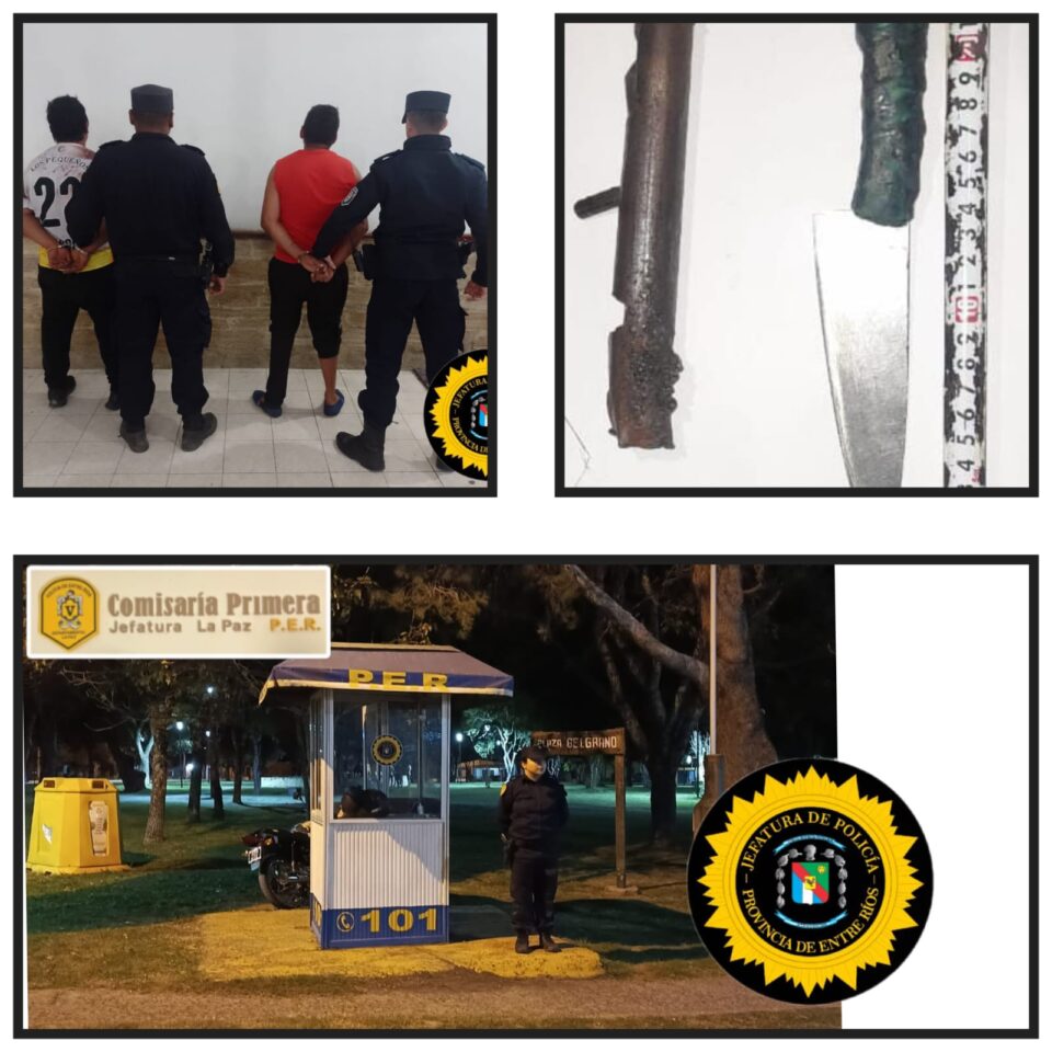 Operativo Plaza Segura: Detienen a dos adultos armados y contienen pelea de menores en La Paz