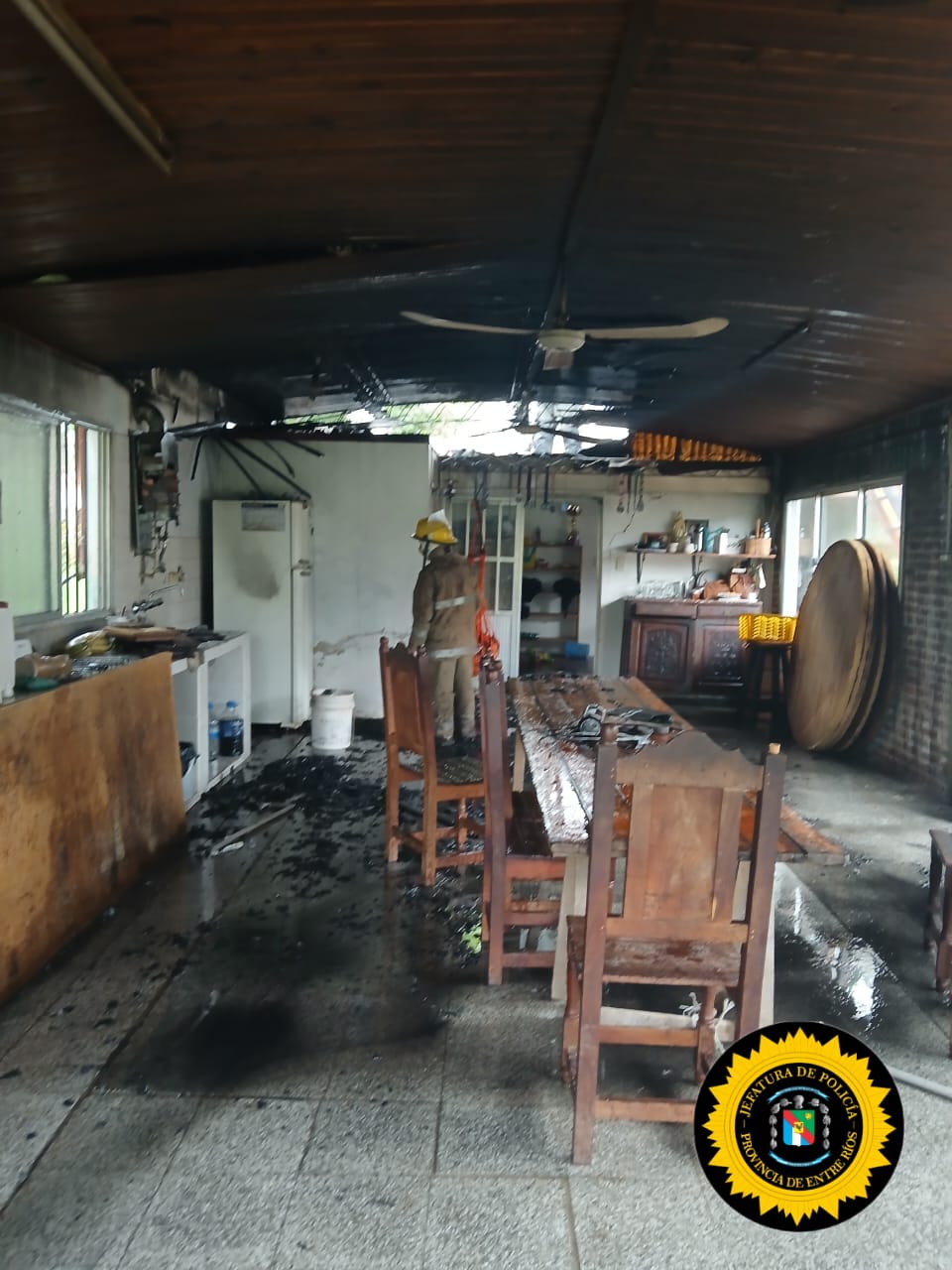 Investigan incendio en una vivienda de La Paz