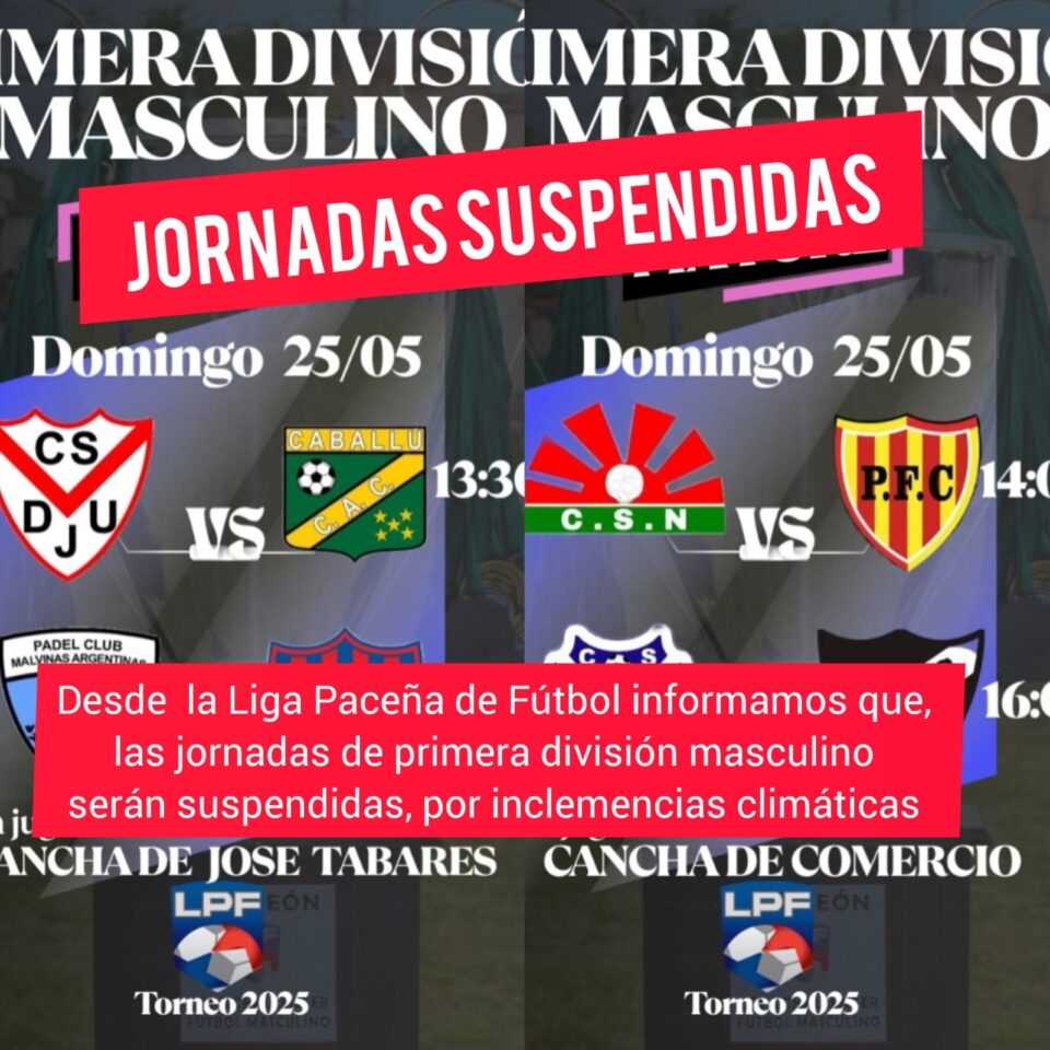 La Liga Paceña de Fútbol suspende jornadas por inclemencias climáticas