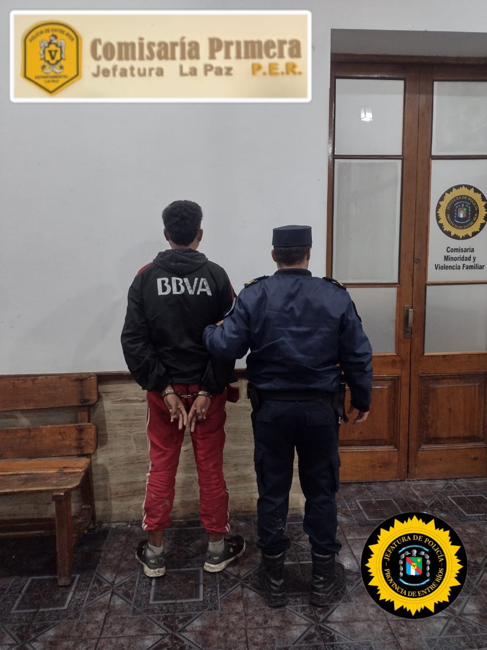 Detenido en La Paz por amenazas calificadas y violación de domicilio en flagrancia