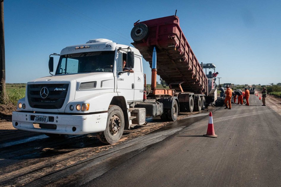 Avanza la pavimentación de la Ruta Provincial 23: un impulso para la producción y la conectividad en Entre Ríos
