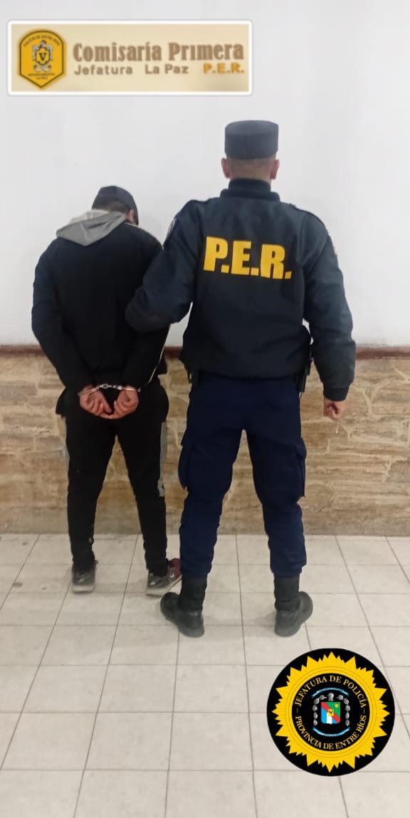 Detienen a un hombre por desobediencia judicial en flagrancia