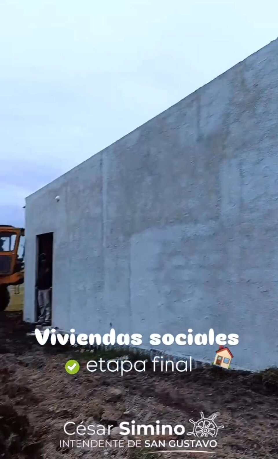 Compromiso con la inclusión: San Gustavo avanza en la construcción de viviendas sociales en barrio Chaco