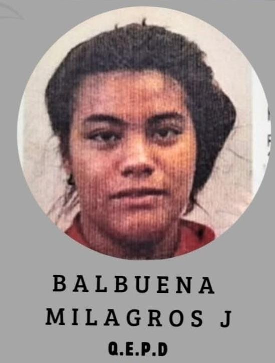 fallecio en la ciudad de la paz  Balbuena  Milagros