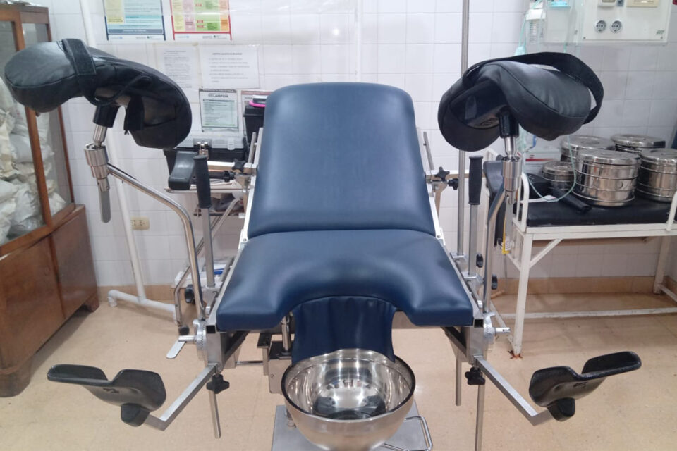 Se renovó la sala de partos en el hospital Fermín Salaberry, de Victoria