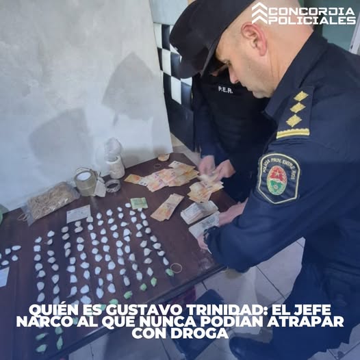 “Cayó Gustavo Trinidad: el jefe narco de Concordia que nunca era atrapado con droga”