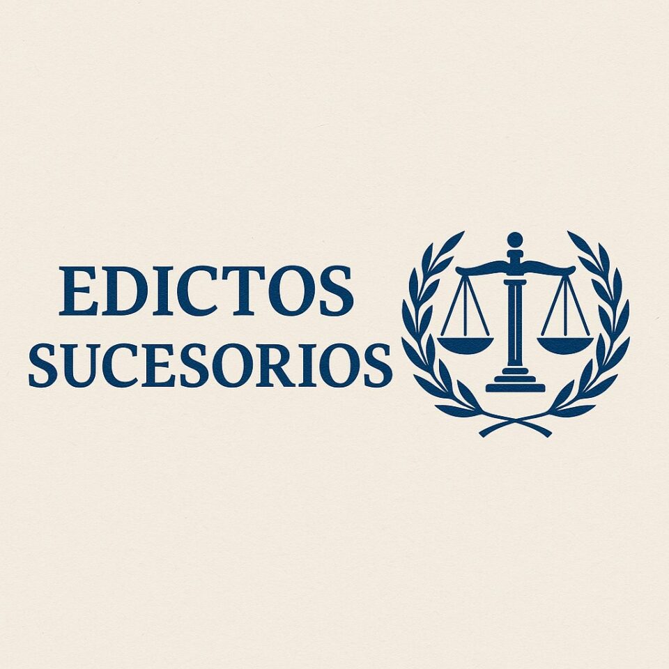 Edicto sucesorio  «Buchchammer Susana Amalia