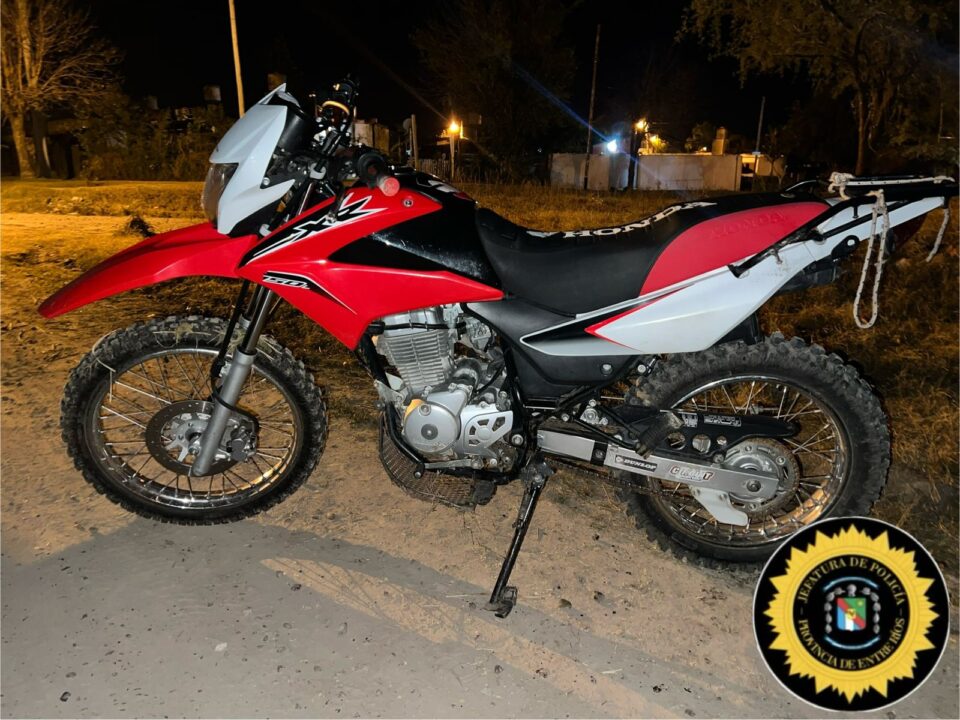 Motovehículo sustraído en La Paz fue recuperado tras operativo cerrojo