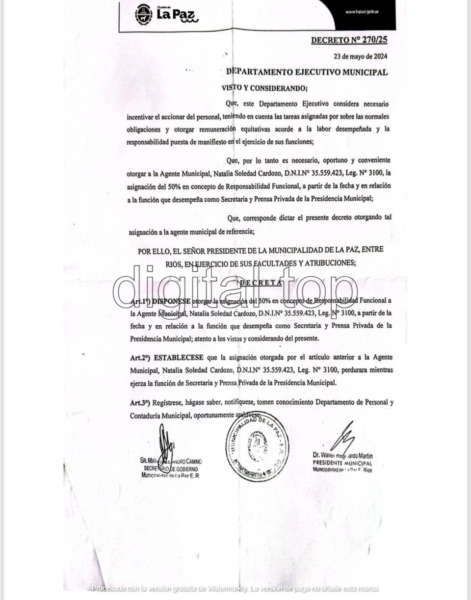 La balanza desbalanceada en la gestión de Walter Martín