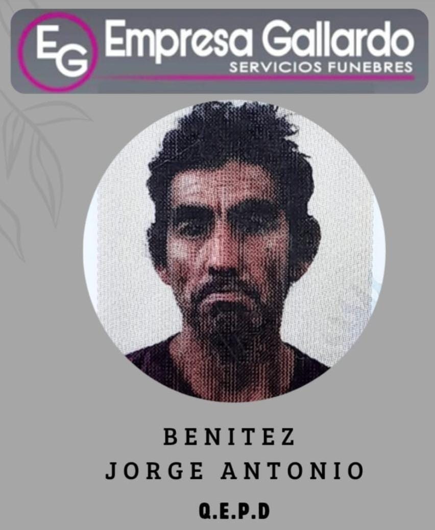 Fallecio Benites Jorge Antonio a la edad de 53 años de edad