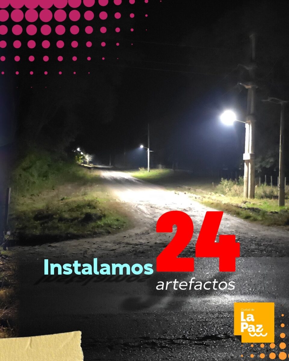 SE INSTALARON LUMINARIAS LED EN EL EJIDO ESTE