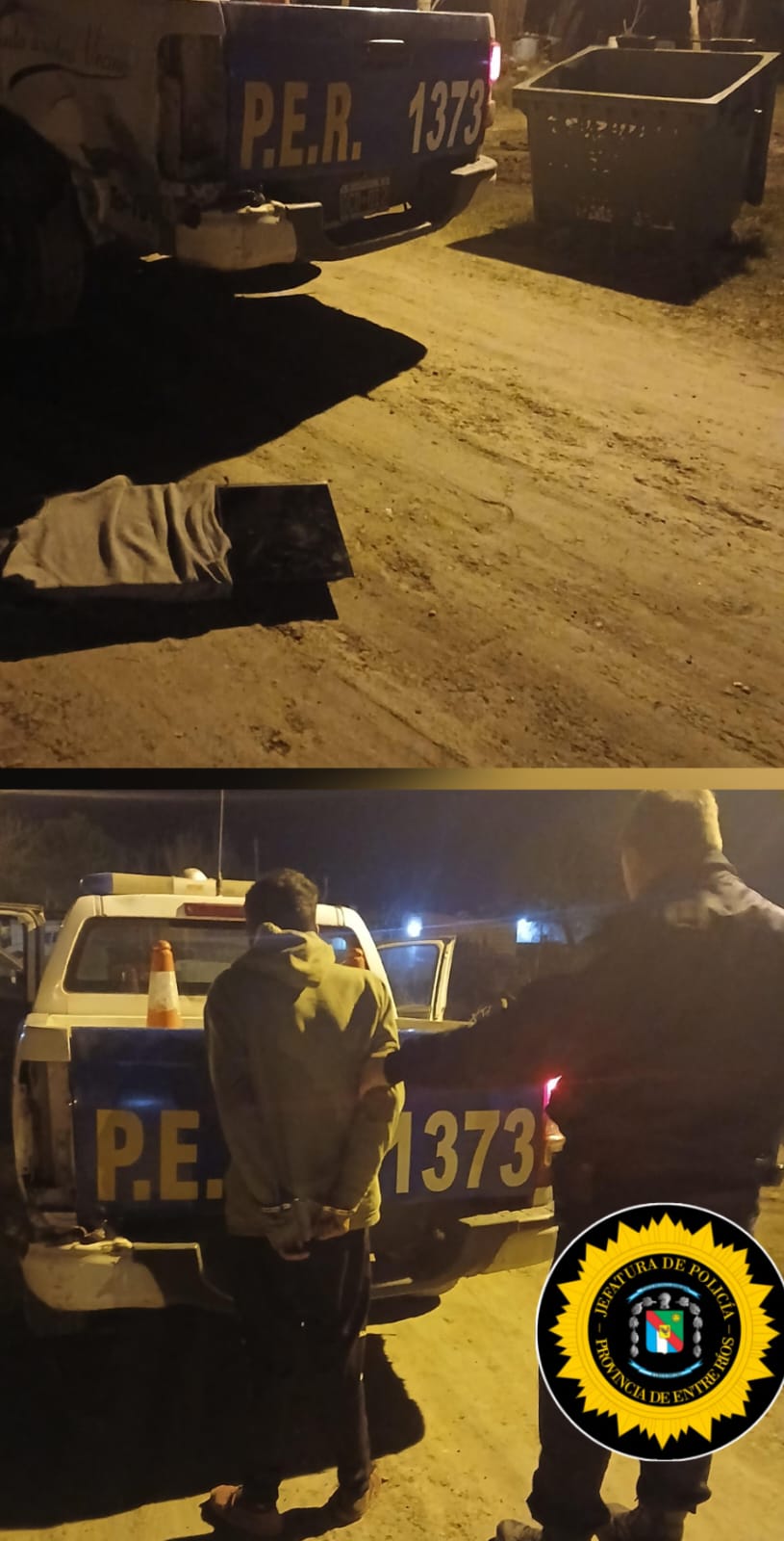 Detenido en La Paz por tenencia de televisor de dudosa procedencia y arma blanca