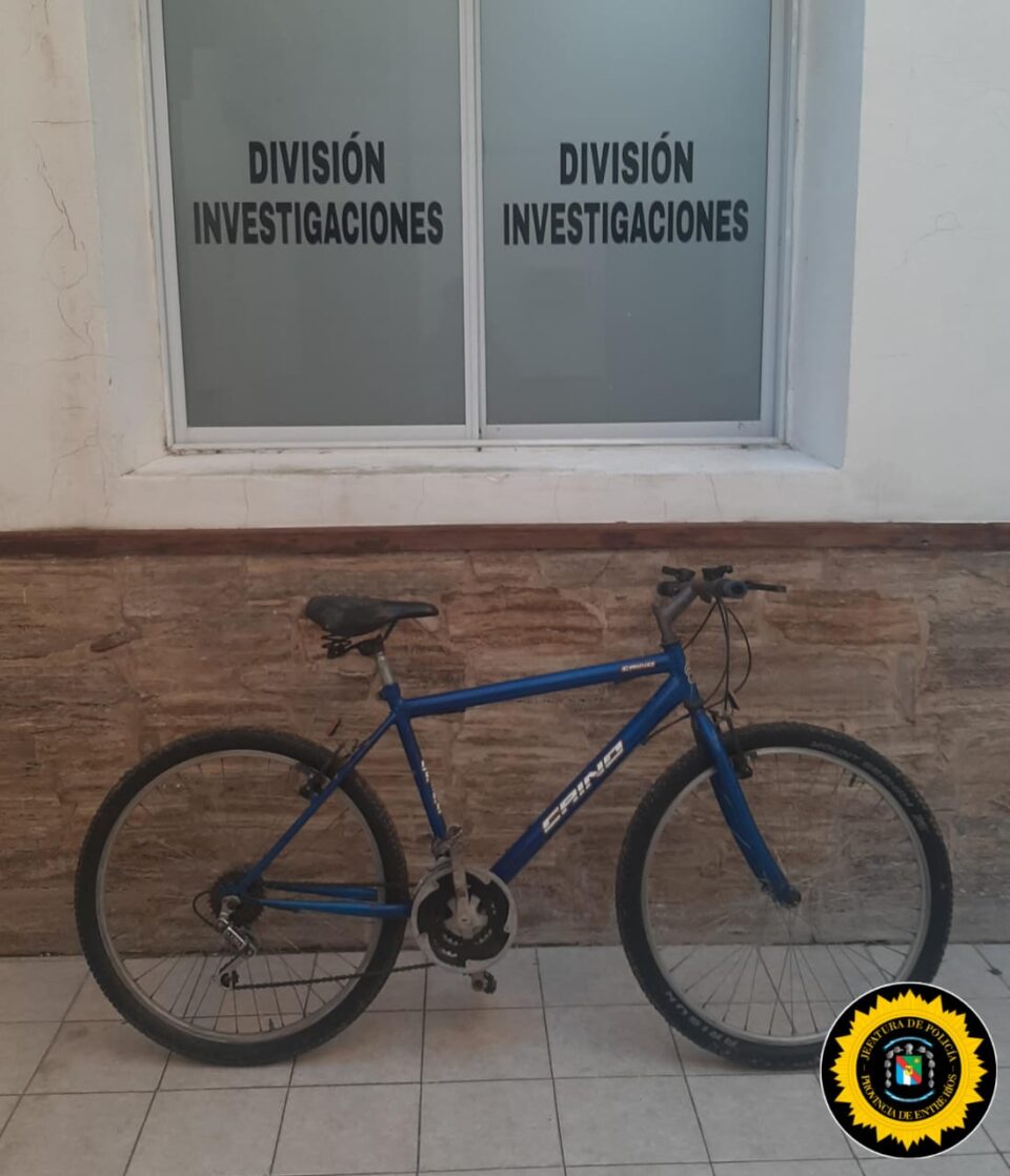 Recuperan bicicleta sustraída tras denuncia en La Paz