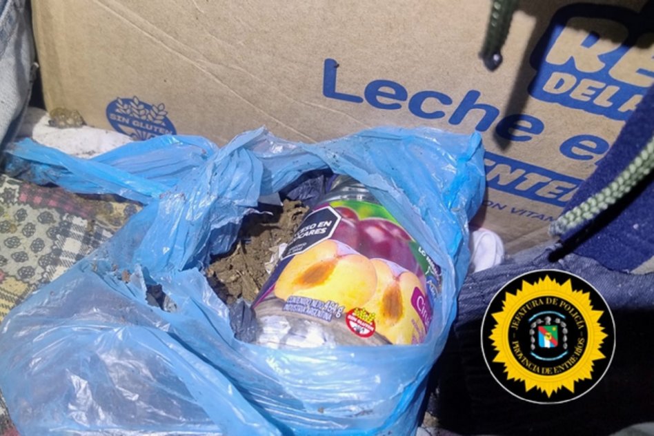 Allanamiento en Feliciano: secuestran cocaína, marihuana y un arma en operativo por narcomenudeo