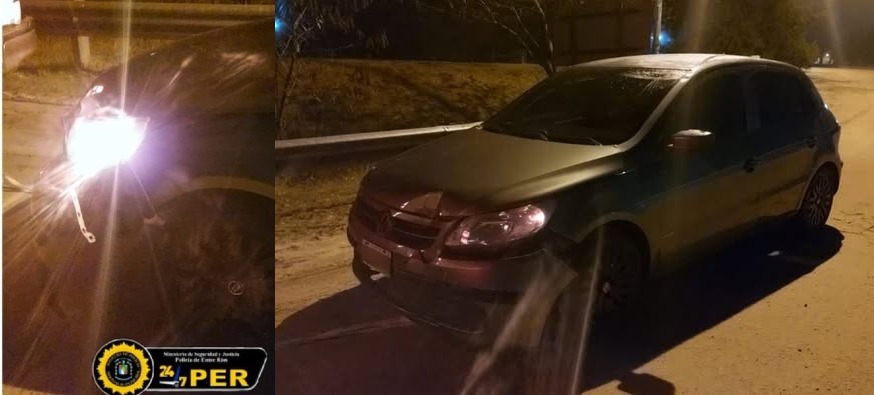 “Otro despiste en la autovía Artigas: cinco vecinos de Federación resultaron ilesos”