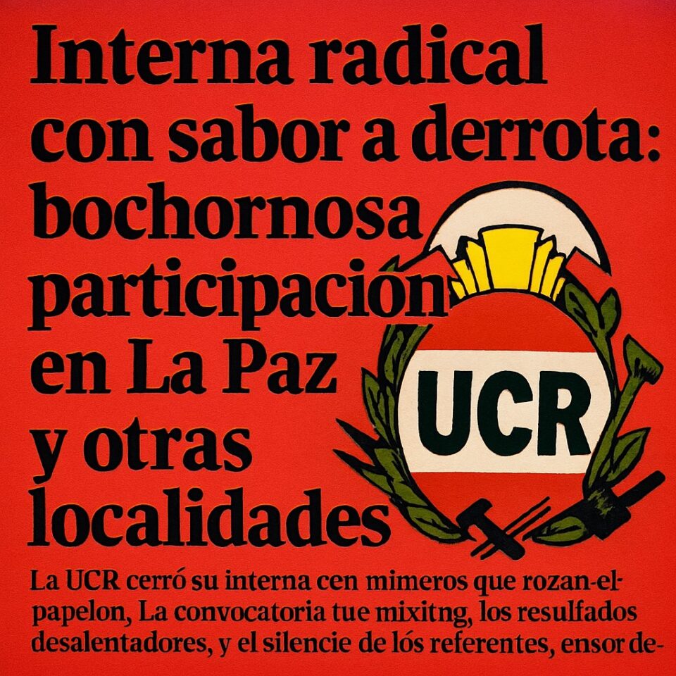 Interna radical con sabor a derrota: bochornosa participación en La Paz y departamento la paz