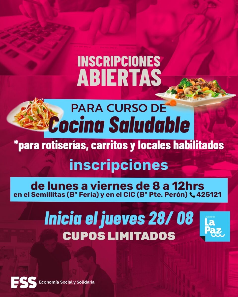 CURSO DE COCINA SALUDABLE