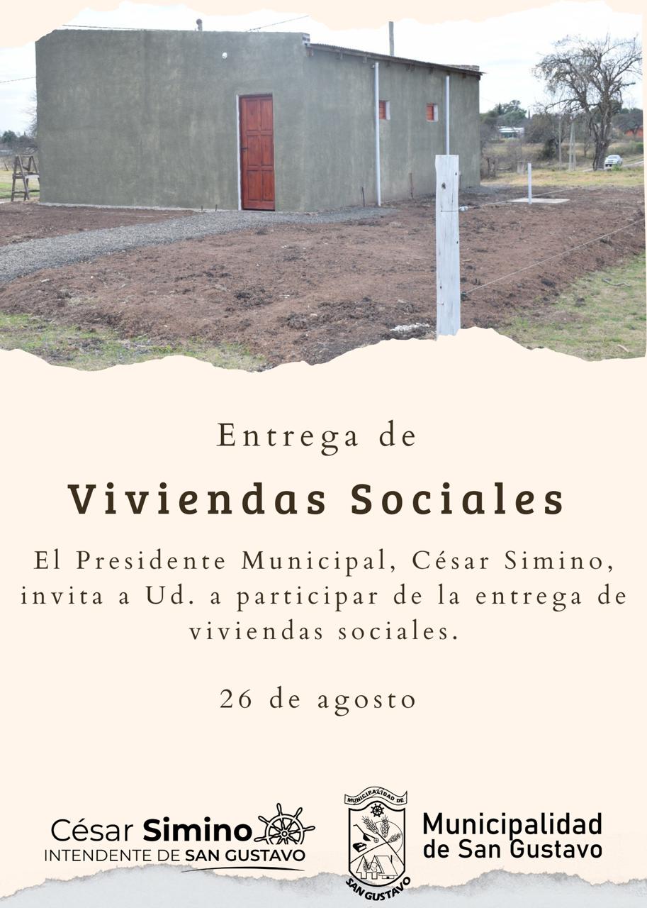 dos nuevas viviendas para San Gustavo