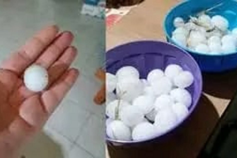 Granizo inesperado en Entre Ríos: vecinos sorprendidos y alerta por inestabilidad