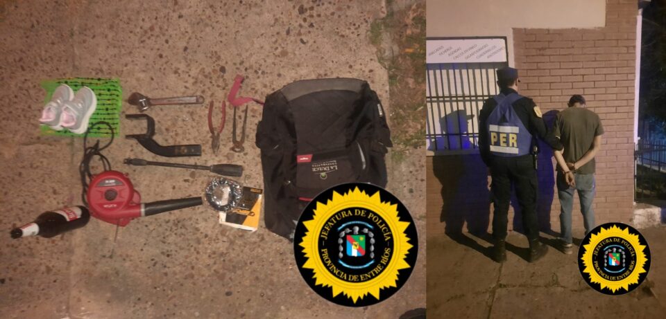 Detención por robo en flagrancia en La Paz