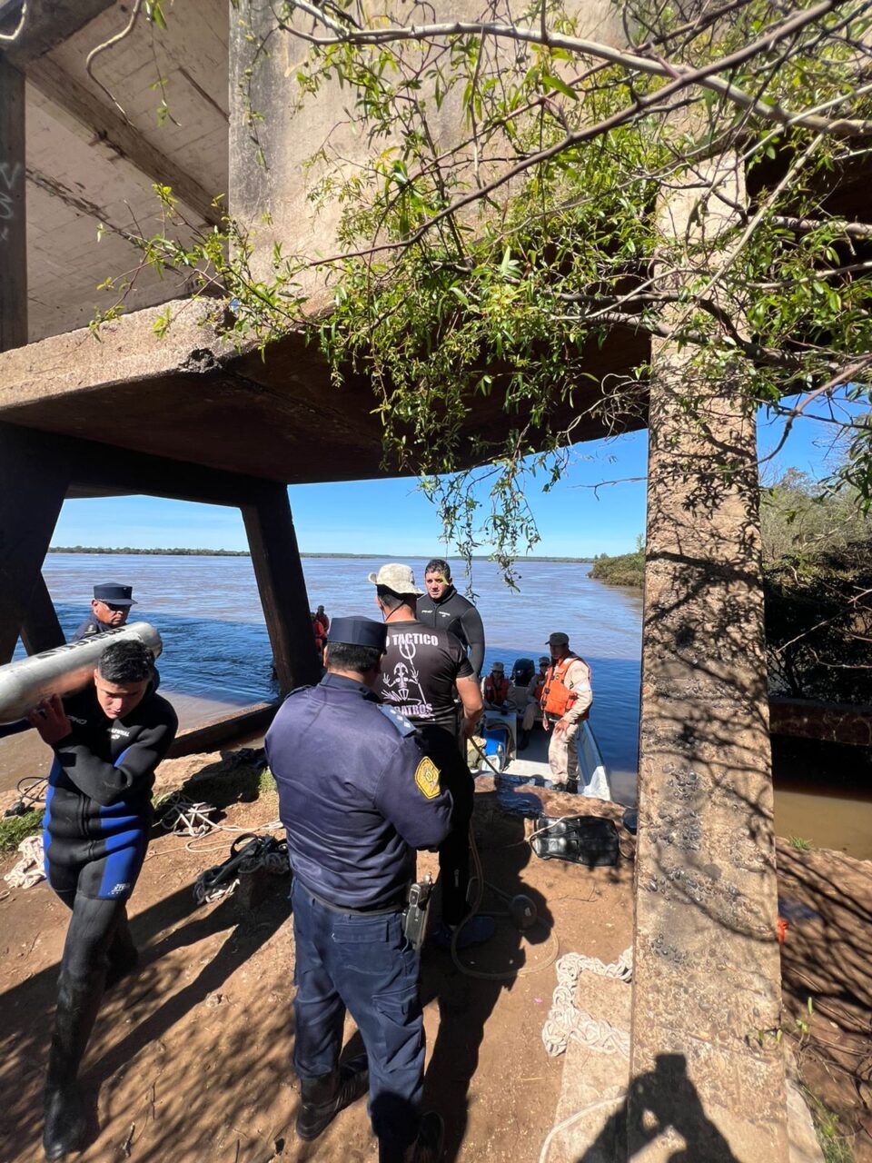 Encontraron el cuerpo del joven que se había arrojado al río Uruguay
