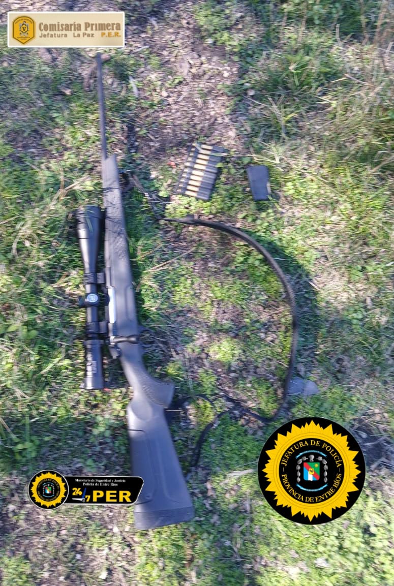Hallan fusil robado en Villa López: sospechas sobre guías de caza