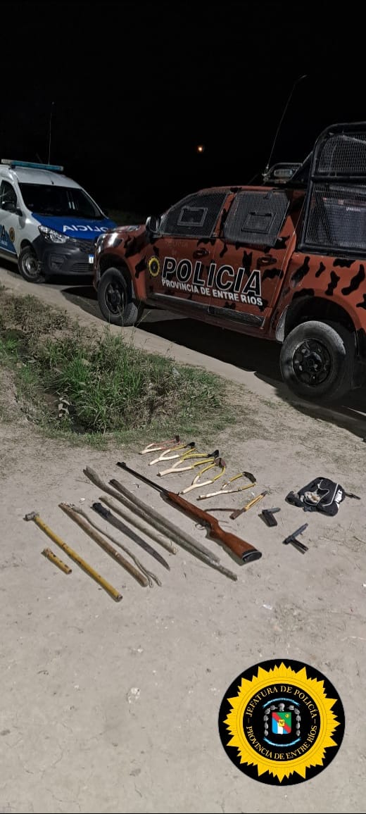 Violento ataque entre vecinos en Barrio Laguna: nueve detenidos y armas caseras incautadas