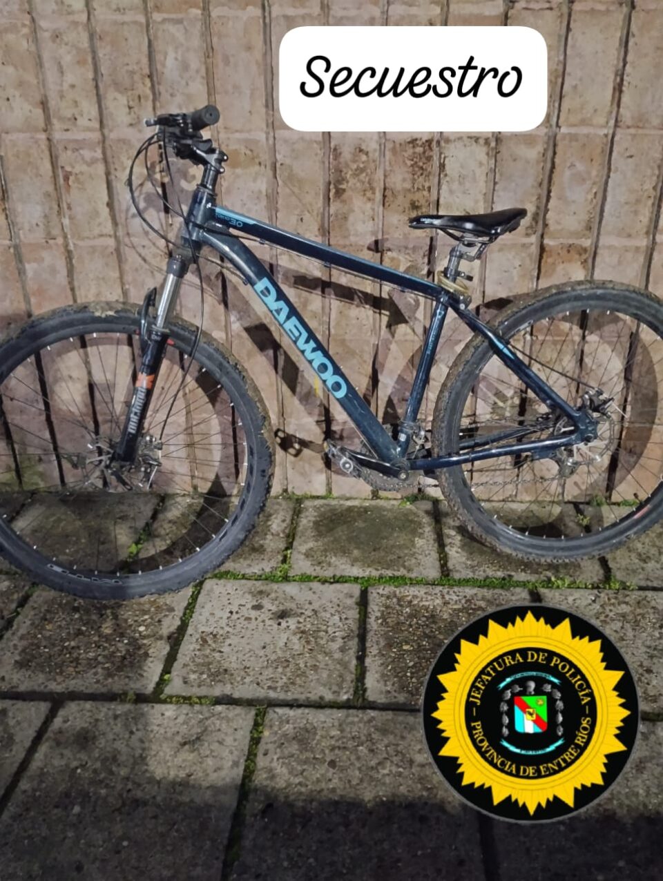 Recuperan bicicleta robada en Santa Elena: una mujer fue imputada