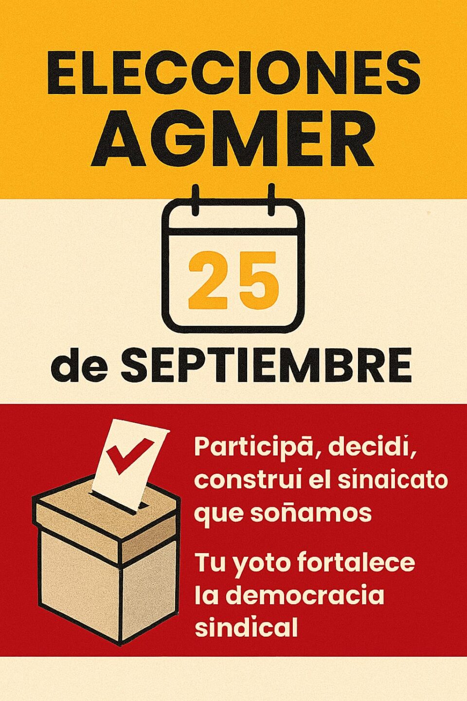 Hay 20.317 afiliados en condiciones de votar en las elecciones de Agmer