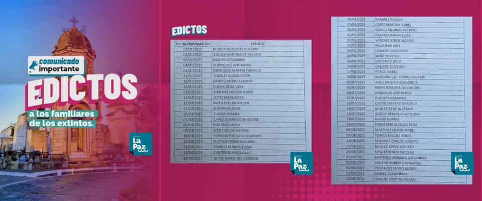 comunicado importante