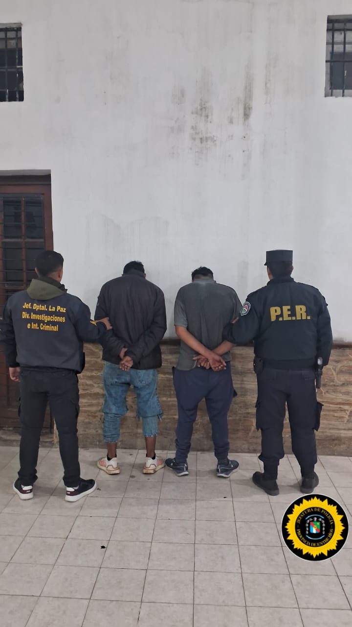 Intento de hurto y violación de domicilio en La Paz: dos detenidos en flagrancia
