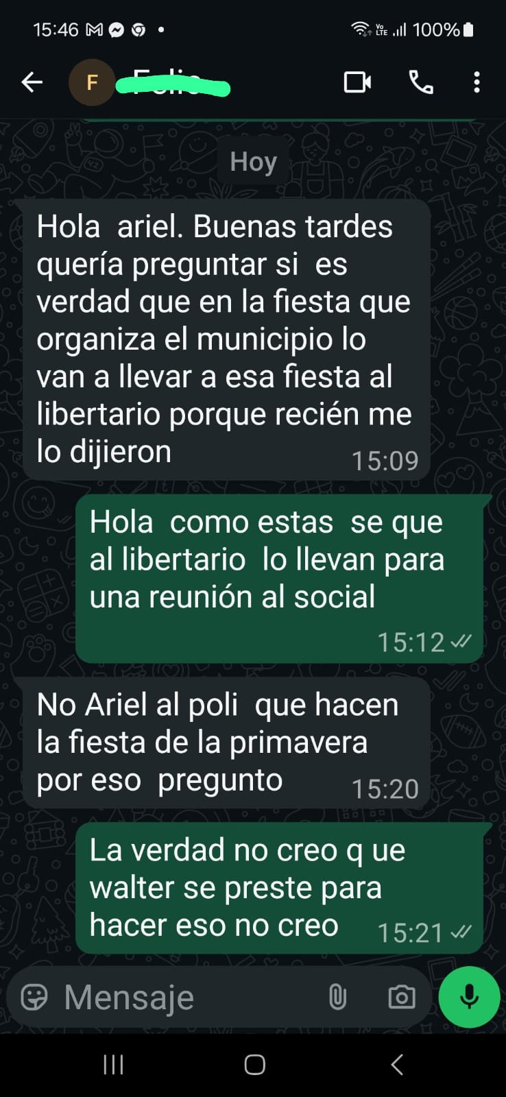 ¿Fiesta estudiantil o estrategia política? Incógnitas sobre la presencia del libertario en el Poli