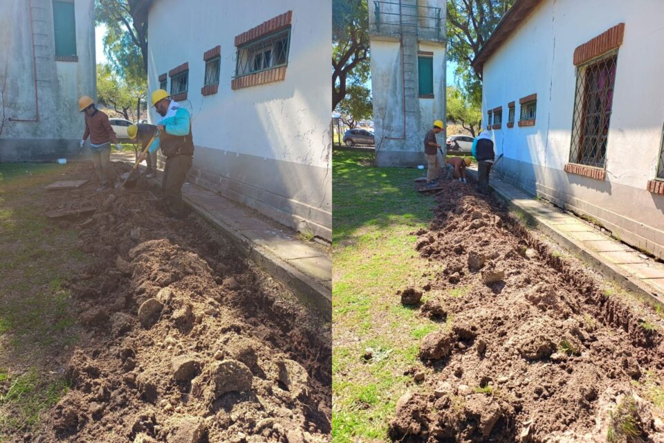 En Gualeguaychú se desarrolla la obra de instalación eléctrica en la escuela secundaria Nº 2