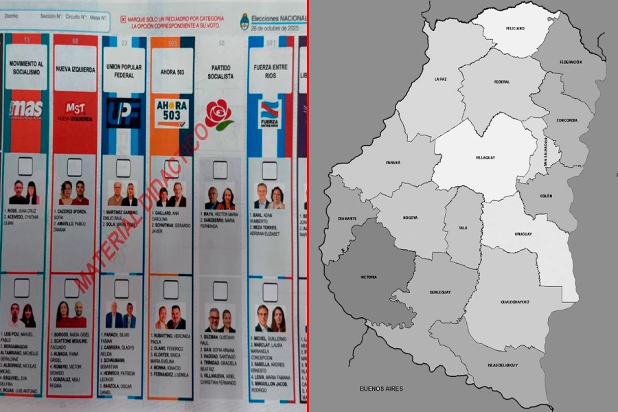 Padrón electoral 2025 en Entre Ríos: más de 1,1 millones de votantes habilitados y fuerte disparidad entre departamentos