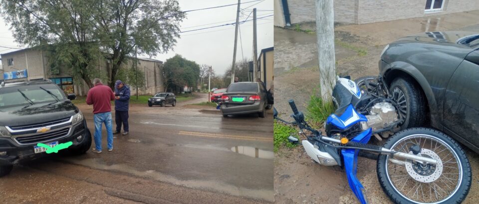 Accidente en Av. Artigas: tres vehículos involucrados y una mujer hospitalizada