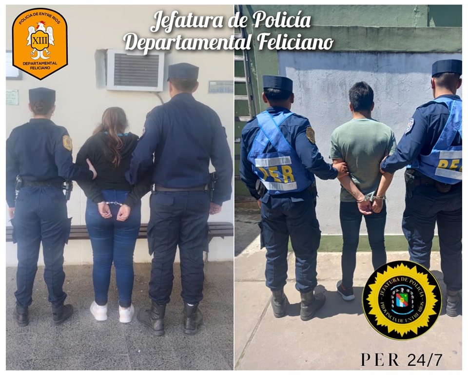 Detienen a dos personas en Feliciano por violación de domicilio y agresión