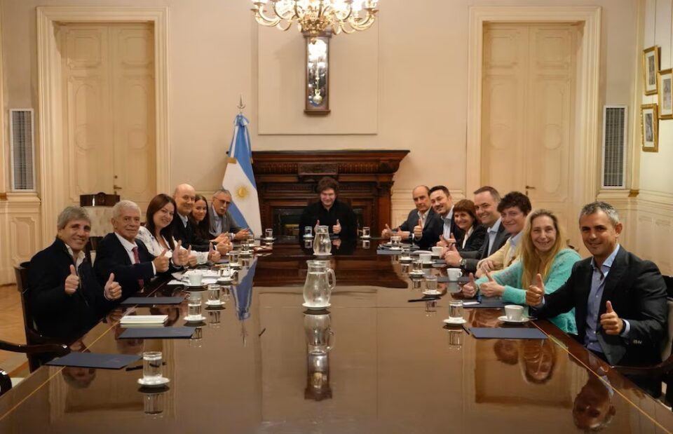Milei reunió a su Gabinete en Casa Rosada para definir la estrategia electoral en medio de tensiones internas