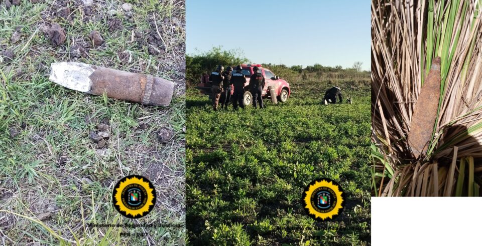 Cria Santa Elena .Div. Bomberos Zapadores- Secc. Explosivo Paraná  Detonación de explosivo