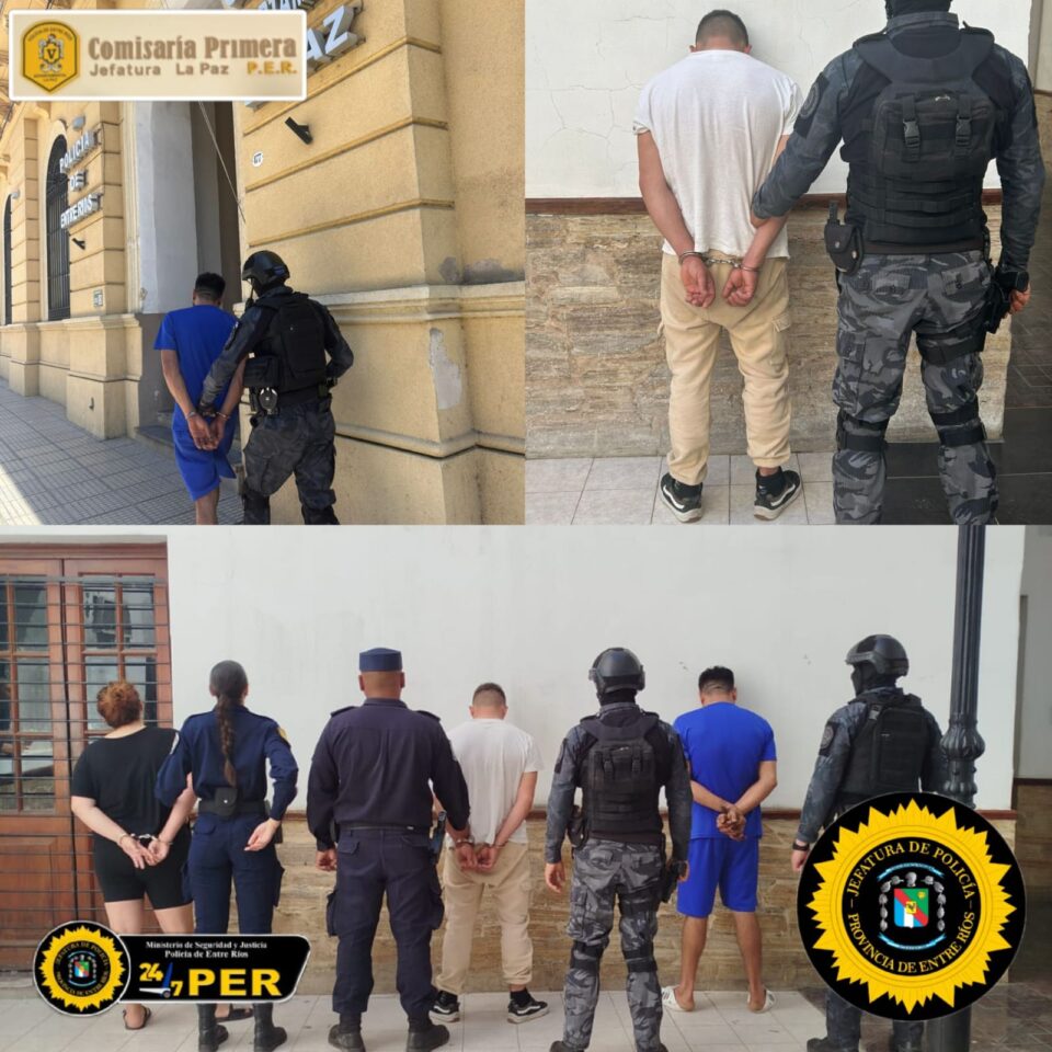 Operativo en Barrio Milagrosa Norte: tres detenidos tras allanamientos por robo