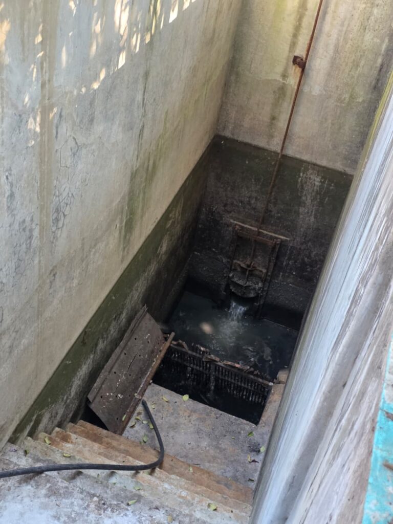 ESTACIÓN ELEVADORA DE CLOACAS EN FUNCIONAMIENTO