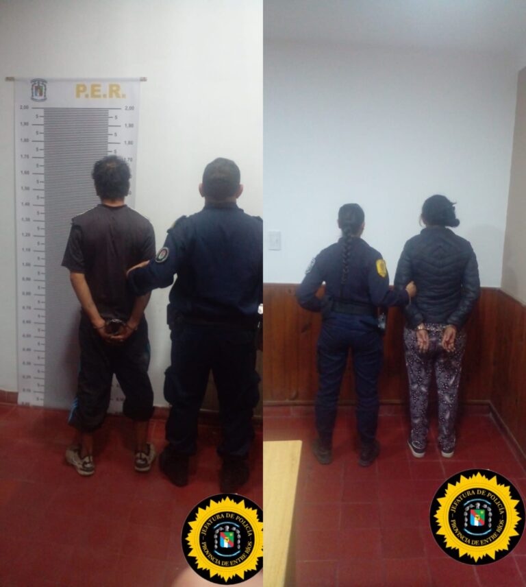 Santa Elena: pareja detenida por intento de hurto, daños y agresión a la policía