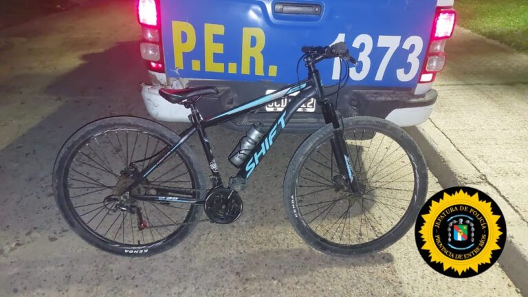 La Paz: joven de 17 años fue identificado con una bicicleta robada